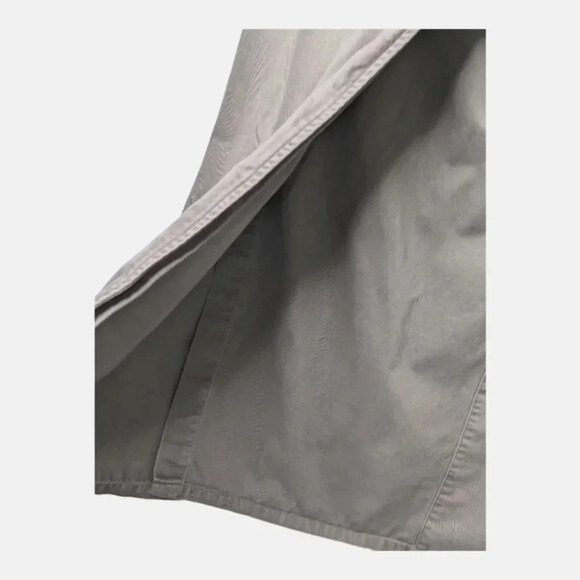 Vintage Eddie Bauer 90s Denim Maxi Skirt Grey/Gray Size 12 Modest 100% Cotton - Picture 4 of 11